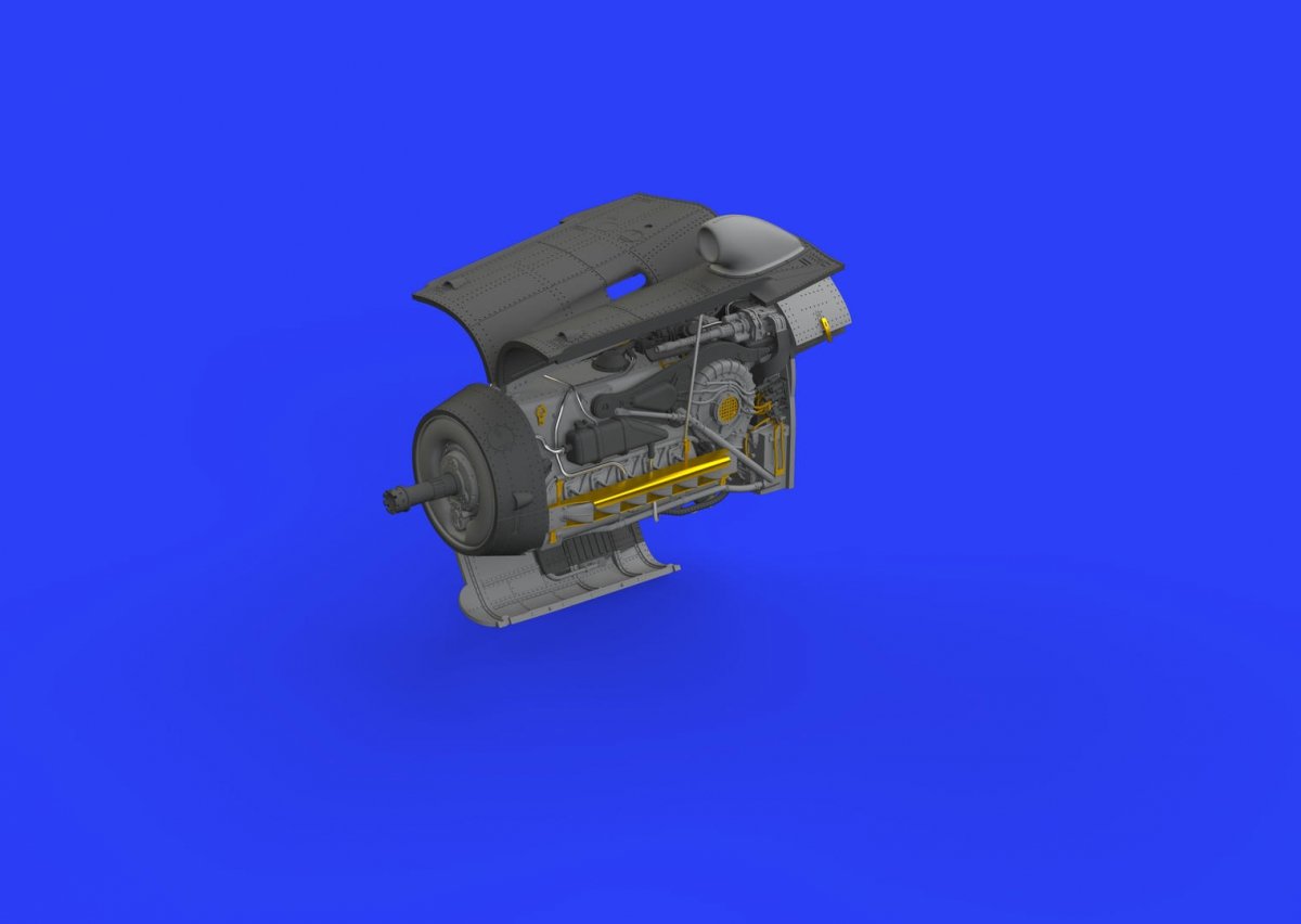 Eduard 648441 Bf 109G-10 engine 1/48 EDUARD – Bild 2