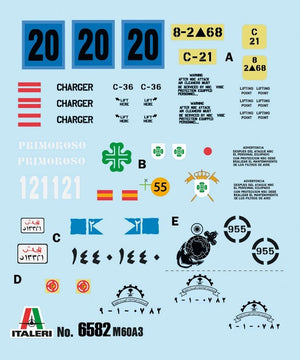 Italeri 6582 M60A3 1/35 – imagen 15