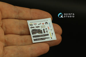 Quinta Studio QD48300 Me 262 HGIII 3D-Printed coloured Interior on decal paper (Amusing Hobby) 1/48 – Bild 4