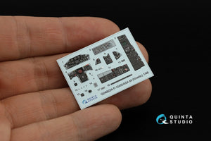 Quinta Studio QD48224 F-104S/ASA-M 3D-Printed &amp;amp; coloured Interior on decal paper (Kinetic) 1/48 – immagine 3