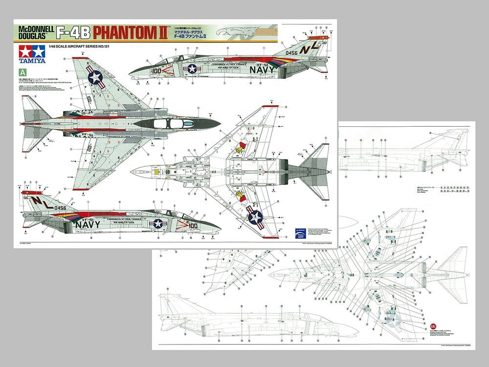 Tamiya 61121 McDonnell Douglas F-4B Phantom II 1/48 – Bild 21