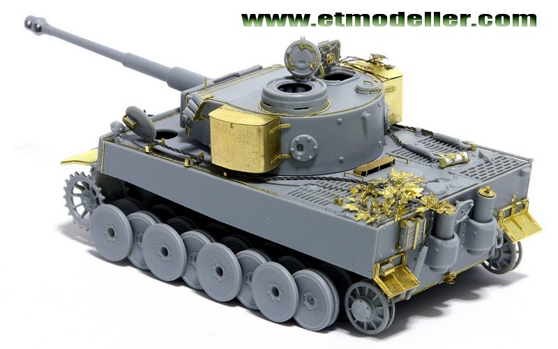 E.T. Model E72-006 WWII German TIGER I Initial Production For DRAGON 7370 1/72 – zdjęcie 2