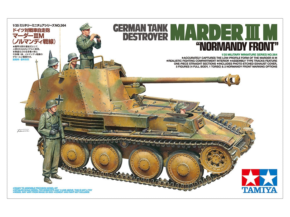 Tamiya 35364 Chasseur de chars allemand Marder III M « Front de Normandie » 1/35 – image 2