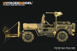 Voyager Model PEA185 WWII U.S. Jeep Willys MB snow plow w/ tyre chains (For TAMIYA /ITALIAN) 1/35 – immagine 7