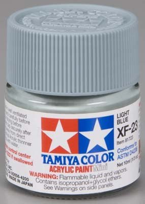 Tamiya XF23 Light Blue (81723) Acrylic paint 10ml – immagine 2