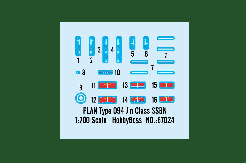 Hobby Boss 87025 PLAN Type 094A Jin Class SSBN 1/700 – Bild 4