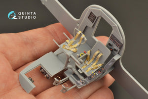 Quinta Studio QD48266 He 111H-3/H-6 3D-Printed &amp;amp; coloured Interior on decal paper ( ICM ) 1/48 – Bild 8