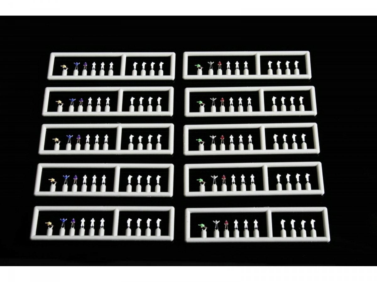 KA Models KP-03502A USS Deck Crew Set (Un-painted Version) 1/350 – zdjęcie 3