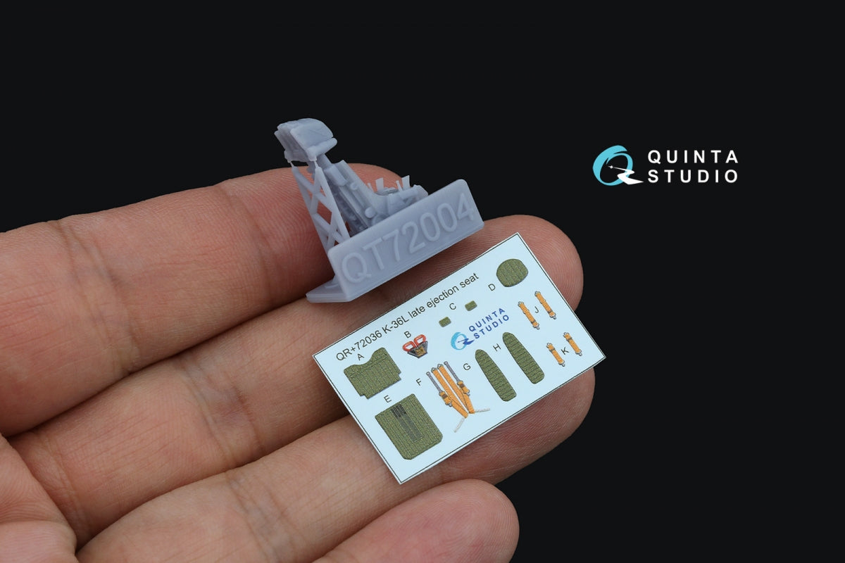 Quinta Studio QR+72036 K-36L (late) ejection seat (for Su-25/Su-25SM aircraft since 2008) (All kits) 1/72 – imagen 2