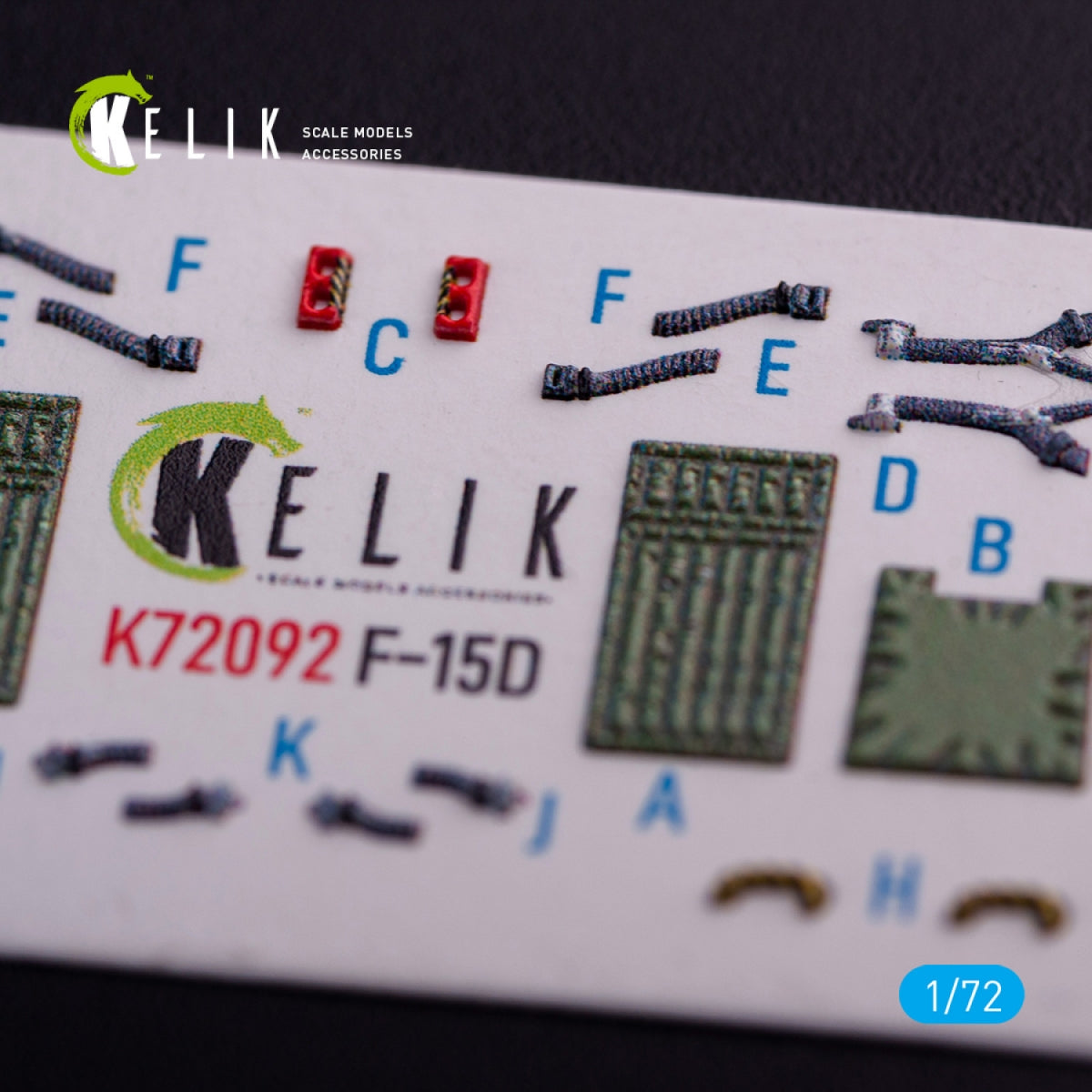 KELIK K72092 F-15D - interior 3D decals for FineMolds kit 1/72 – Bild 4