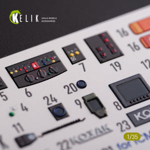 KELIK K35022 Kozak-001 Ukrainian MRAP 3D decals for ICM kit 1/35 – Bild 5