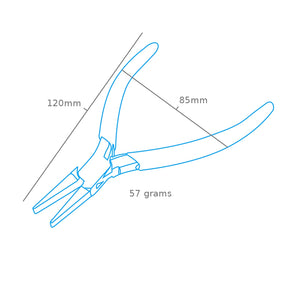 Modelcraft PPL1151 Box Joint Flat Nose Smooth Pliers (115mm) – zdjęcie 2