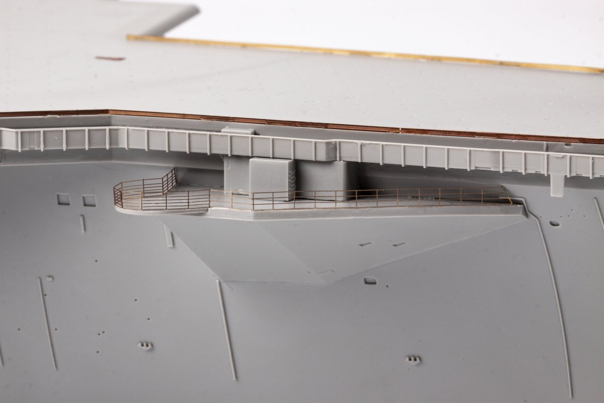 Eduard 53283 USS Constellation CV-64 part 3 - railings &amp;amp; safety nets TRUMPETER 1/350 – imagen 3