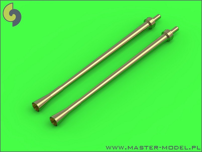 Master AM-144-005 German aircraft cannon 3,7cm Flak 18 gun barrels (used on Junkers Ju 87G and other) (2pcs) 1/144 – Bild 2