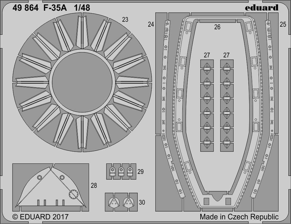 Eduard 49864 F-35A MENG 1/48 – image 2