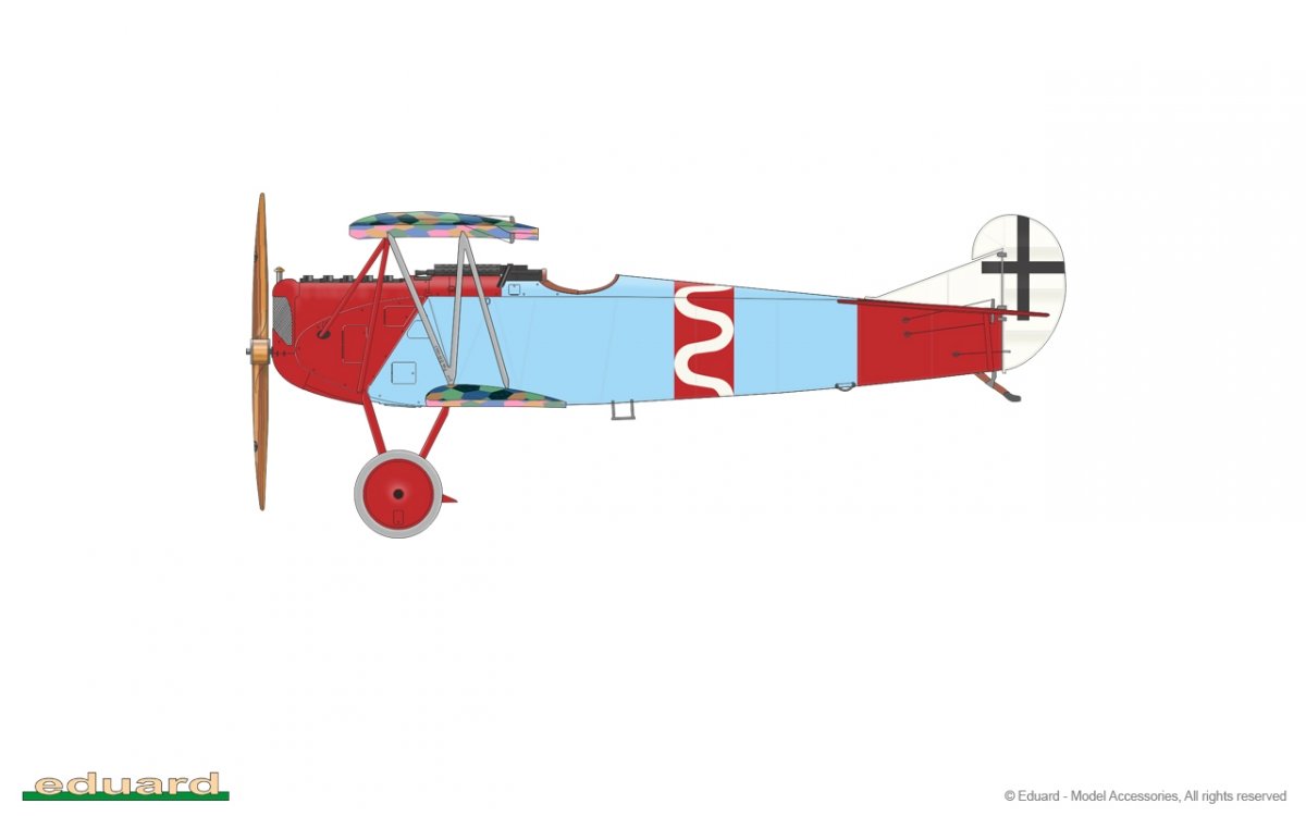 Eduard 70134 Fokker D. VII (Alb) 1/72 – immagine 3