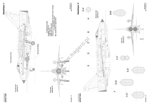 Kagero 7132 English Electric Lightning EN/PL – imagen 4