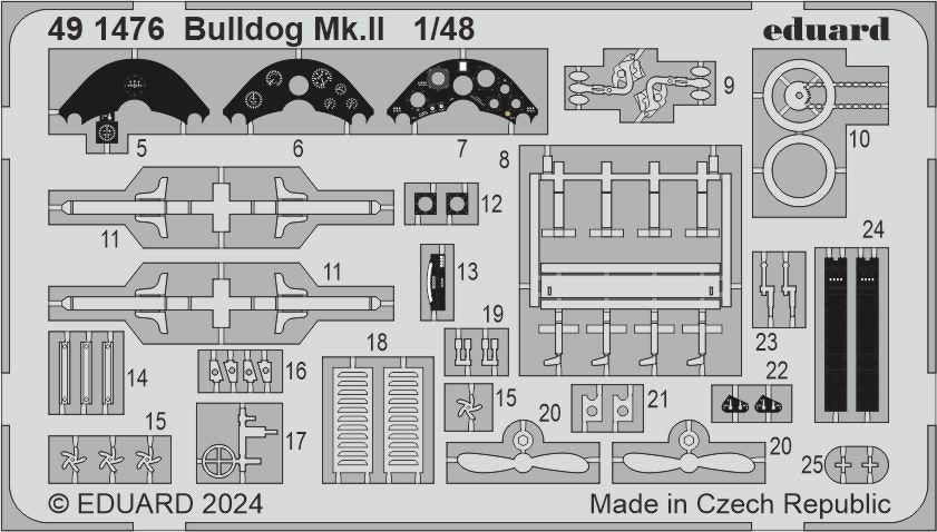 Eduard 491476 Bulldog Mk. II AIRFIX 1/48 – zdjęcie 2