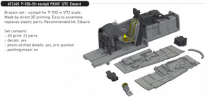 Eduard 672365 P-51D-15+ cockpit PRINT EDUARD 1/72