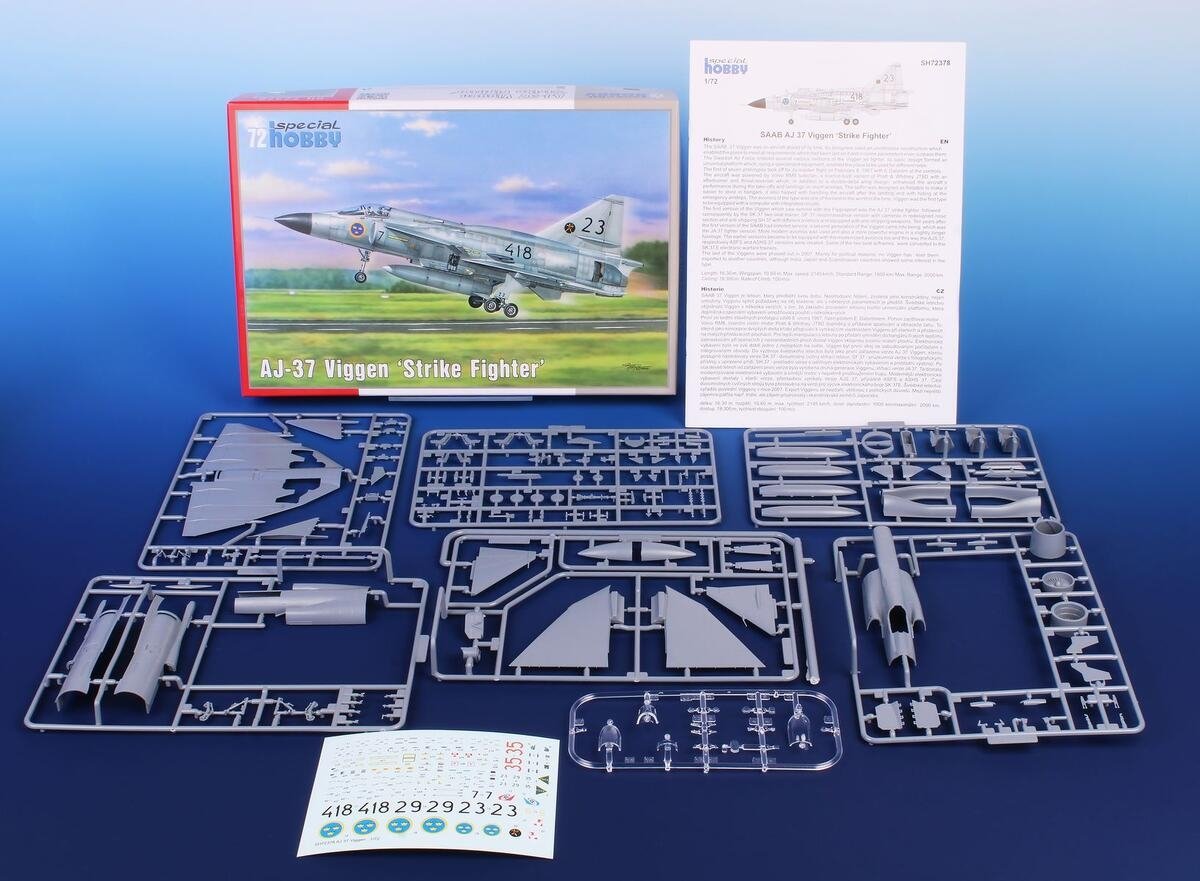 Special Hobby 72378 AJ-37 Viggen ‘Strike Fighter’ 1/72 – Bild 6