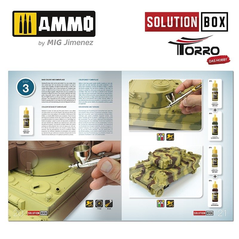 AMMO of Mig Jimenez 2414300000 SOLUTION BOX – WWII GERMAN TANKS – imagen 10