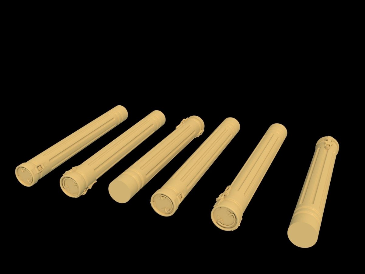 Panzer Art RE35-622 Metal ammo containers for 88mm KwK43 (12pcs) 1/35 – immagine 2