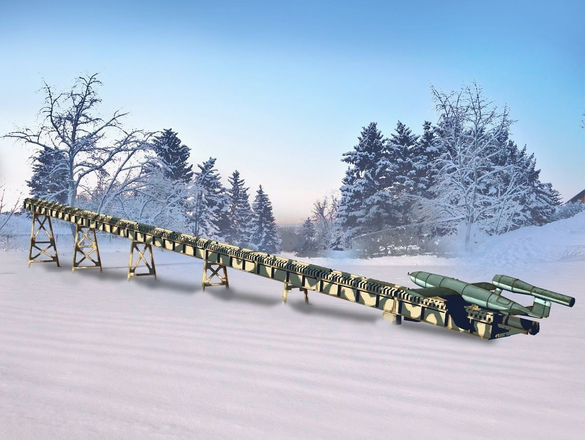 Modelcollect UA72365 German WWII V1 Missile launching position full size Ver. 1/72 – zdjęcie 2