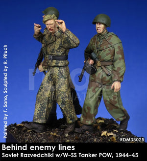 RADO Miniatures RDM35025 Soviet Razvedchiki w/W-SS tanker POW, (1944-45) 1/35 – Bild 3