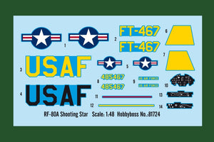 Hobby Boss 81724 RF-80A Shooting Star 1/48 – Bild 3