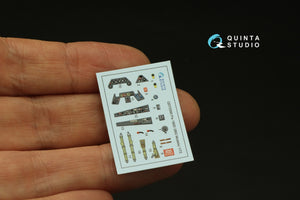 Quinta Studio QD72090 Fw 190D 3D-Printed &amp;amp; coloured Interior on decal paper (IBG models) 1/72 – Bild 5
