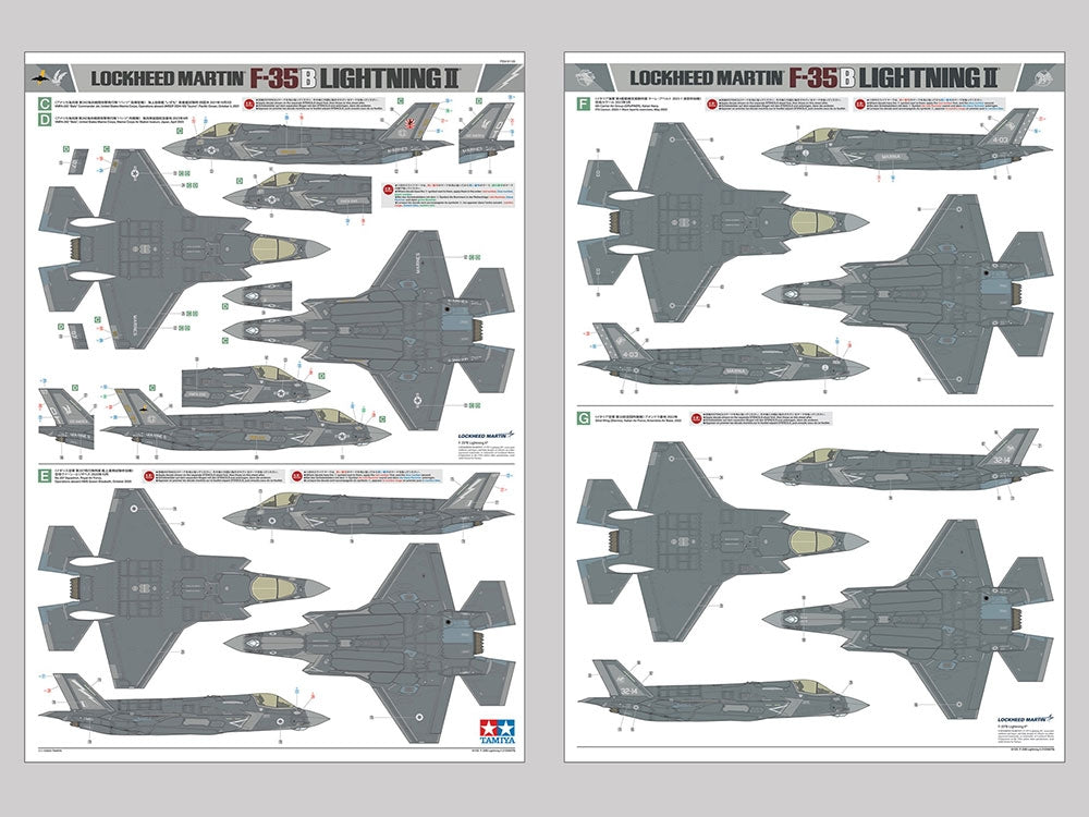 Tamiya 61125 Lockheed Martin F-35B Lightning II 1/48 – Bild 24