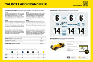 Heller 80721 Talbot Lago Grand Prix 1/24