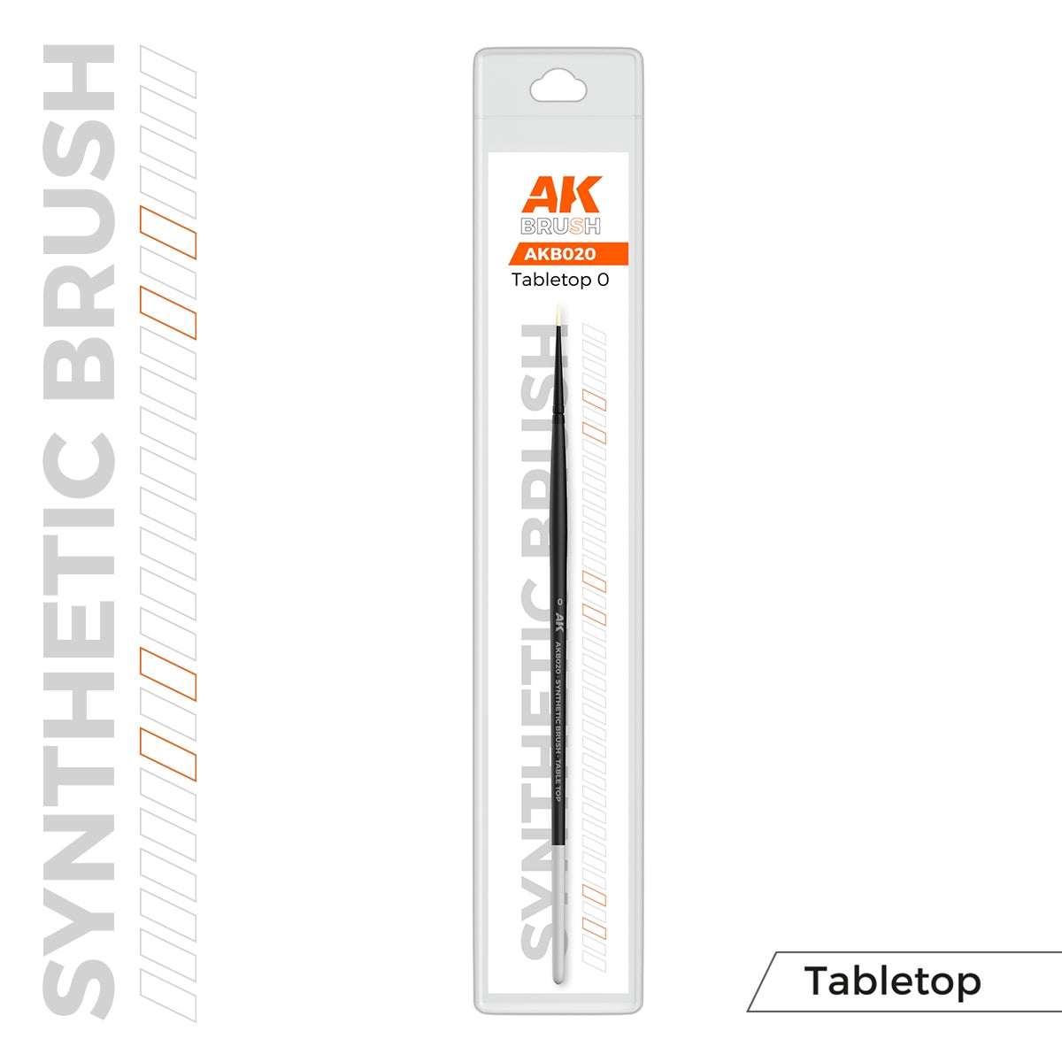 AK Interactive AKB020 AK SYNTHETIC TABLETOP BRUSH – 0 – Bild 2