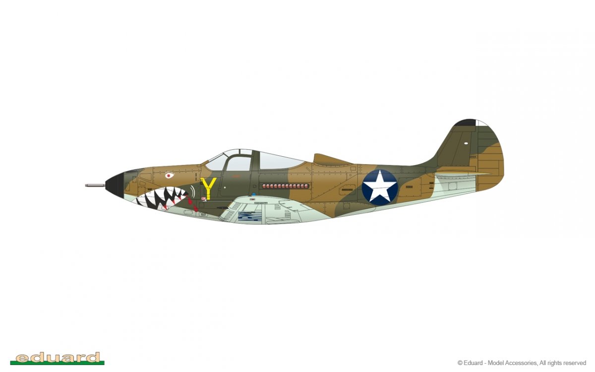 Eduard 8092 P-400 1/48 – immagine 12