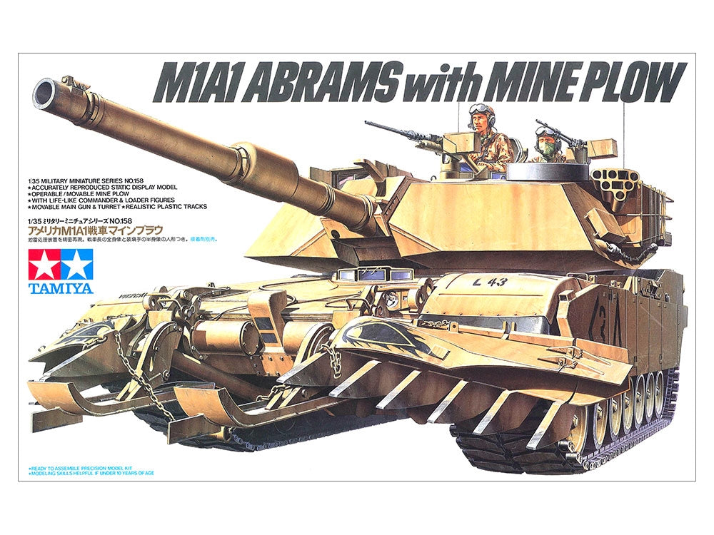 Tamiya 35158 US M1A1 Abrams avec chasse-mines (1/35) – image 2