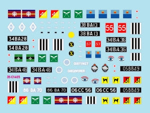 Star Decals 35-C1405 Ferret Mk 2/2 and Mk 2/3 Scout Cars. Malaya and Indonesia - Emergency and Confrontation in 1950-60s 1/35 – image 2