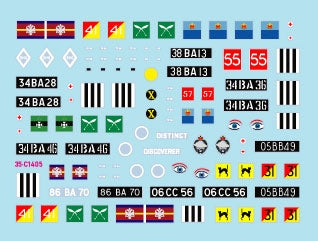 Star Decals 35-C1405 Ferret Mk 2/2 and Mk 2/3 Scout Cars. Malaya and Indonesia - Emergency and Confrontation in 1950-60s 1/35 – image 2