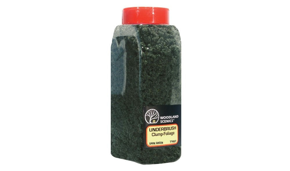 Woodland Scenics WFC1637 Dark Green Underbrush 1L – image 3