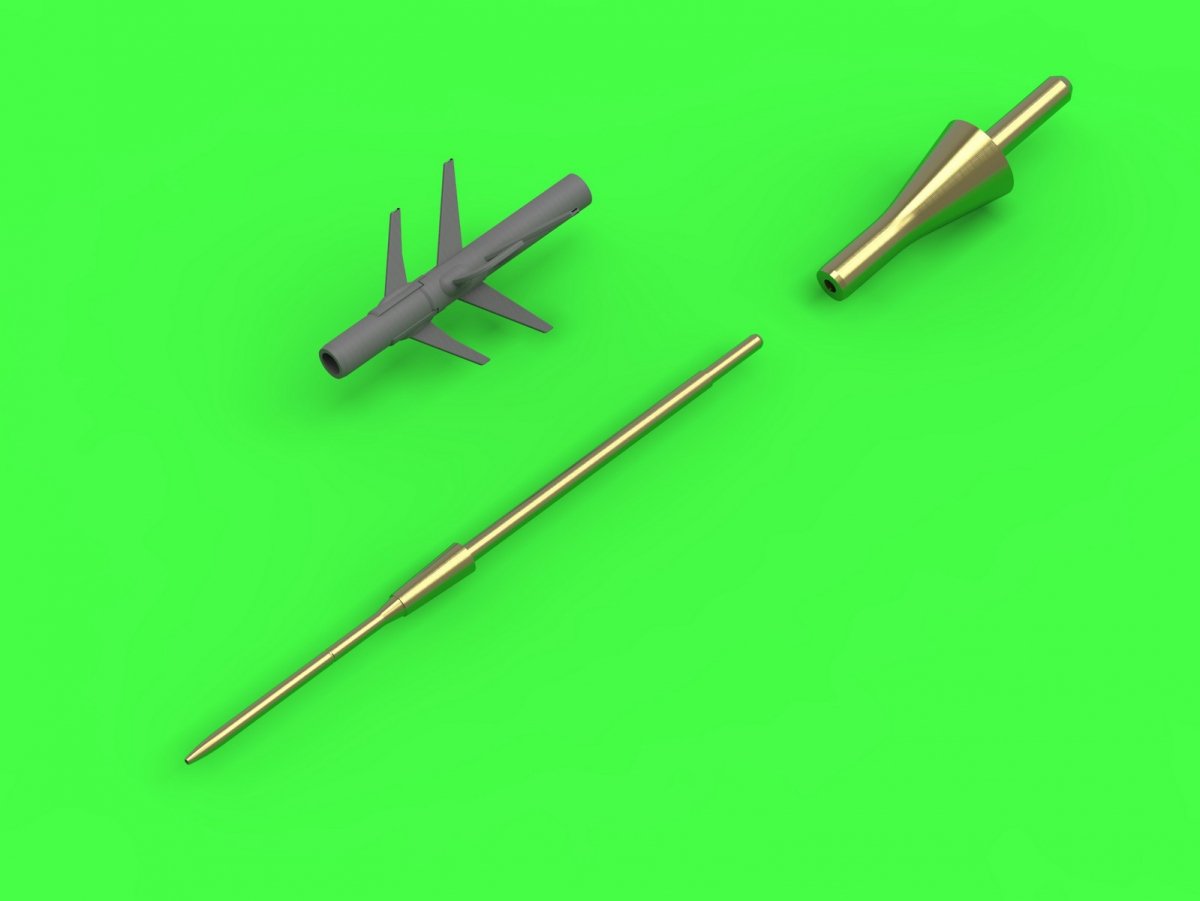 Master AM-48-129 MiG-25 (Foxbat) (all versions except PD/PDS) - Pitot Tube 1/48 – image 3