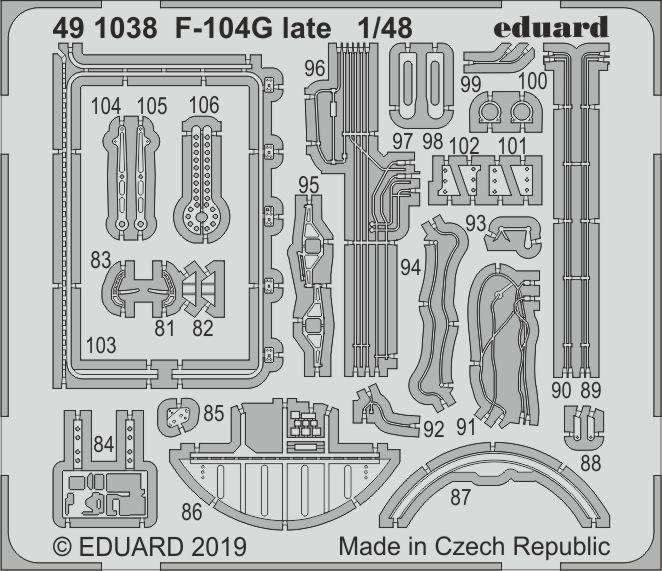Eduard 491038 F-104G late 1/48 KINETIC MODEL – Bild 2