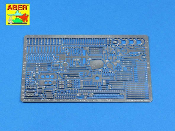 Porte-outils allemands Aber 25002 - utilisés tardivement à partir de 1943 - Modèle à l'échelle 1/25 (1/25)