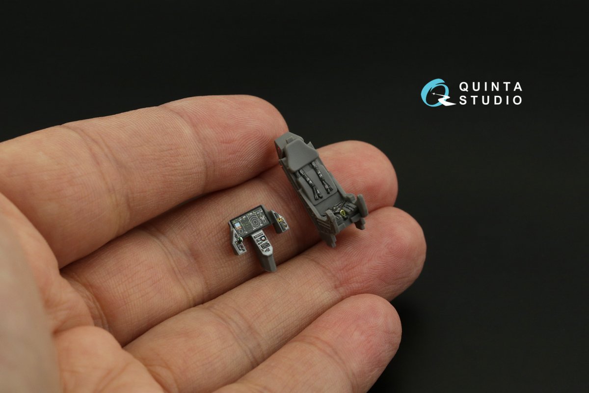 Quinta Studio QD72066 F-35B 3D-Printed &amp;amp; coloured Interior on decal paper (Academy) 1/72 – zdjęcie 11