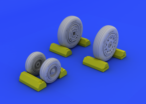 Eduard 648114 F-4B/ N wheels 1/48 (Academy) – immagine 3