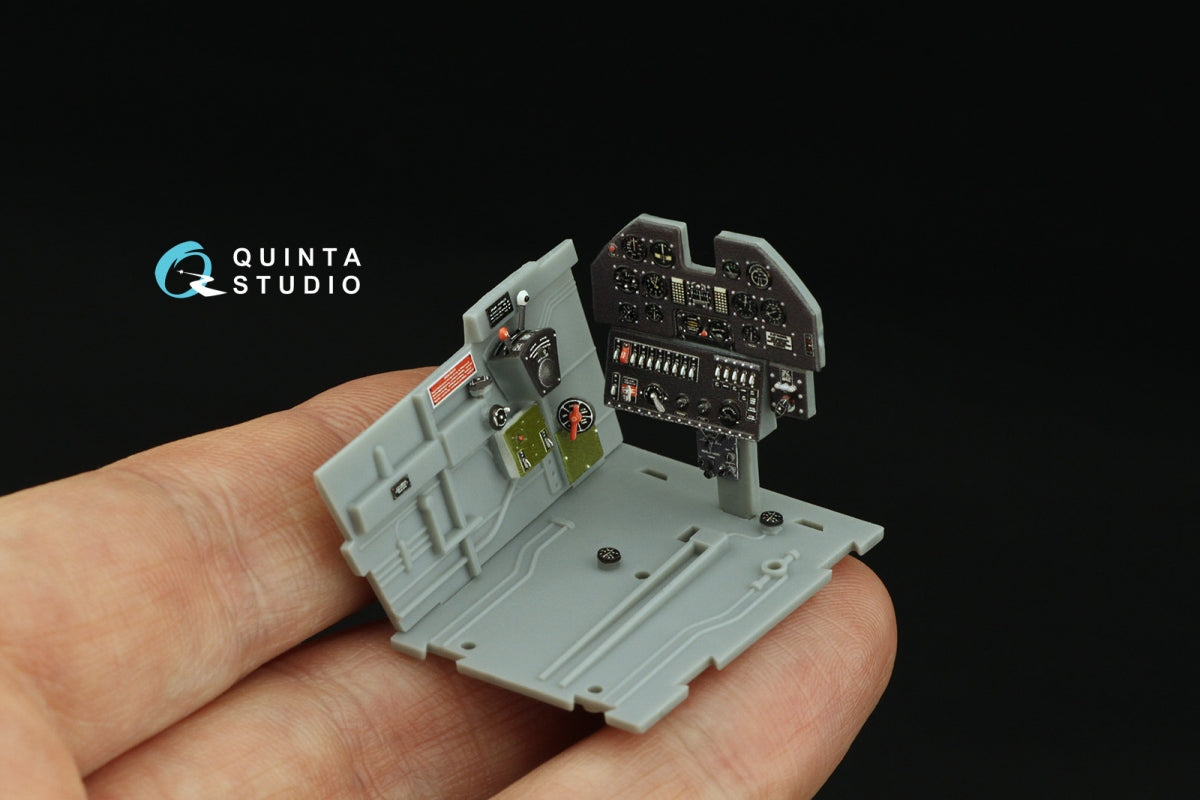 Quinta Studio QD32162 P-40N Warhawk 3D-Printed &amp;amp; colored Interior on decal paper (Trumpeter) 1/32 – image 8