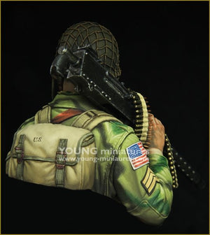 Young Miniatures YM1873 WW2 US AIRBORNE with M1919 1/10 – Bild 5