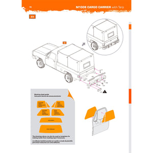 AK Interactive AK35031 M1008 TROOP CARRIER WITH TARP 1/35 – immagine 11