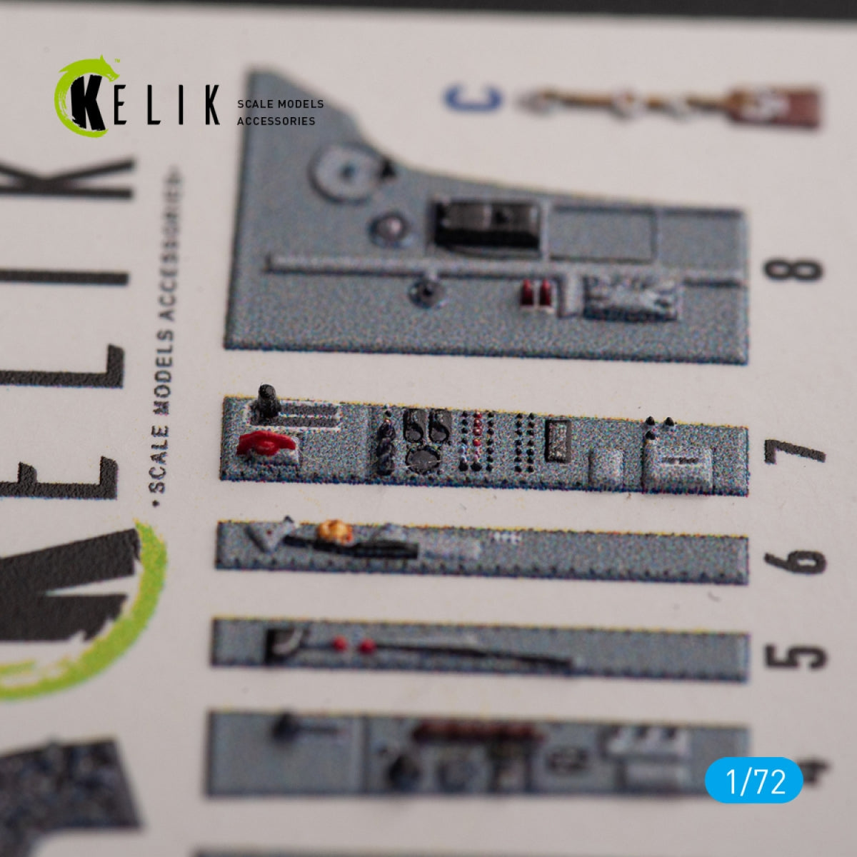 KELIK K72153 Hawker Sea Fury FB.11 - interior 3D decals for Trumpeter kit 1/72 – image 4