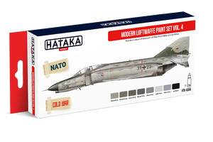 Hataka HTK-AS66 Modern Luftwaffe paint set vol. 4 (8x17ml) – immagine 2