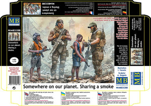 Master Box 35200 Somewhere on our planet. Sharing a smoke 1/35 – Bild 2