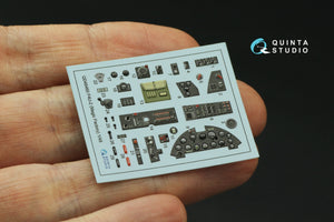 Quinta Studio QD48460 F4U-2 Corsair 3D-Printed coloured Interior on decal paper (Magic Factory) 1/48 – Bild 4